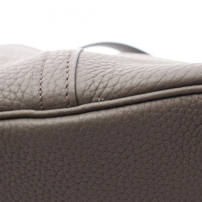 Hermes Handbag Picotin Lock MM Etain Leather — view 7