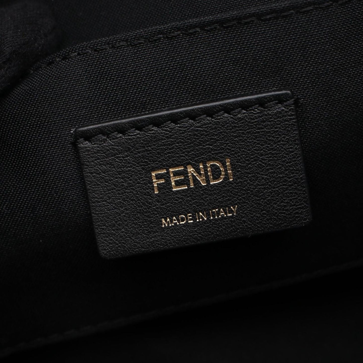 Fendi Shoulder Bag Cam Zucca Brown Black Canvas Leather — view 4