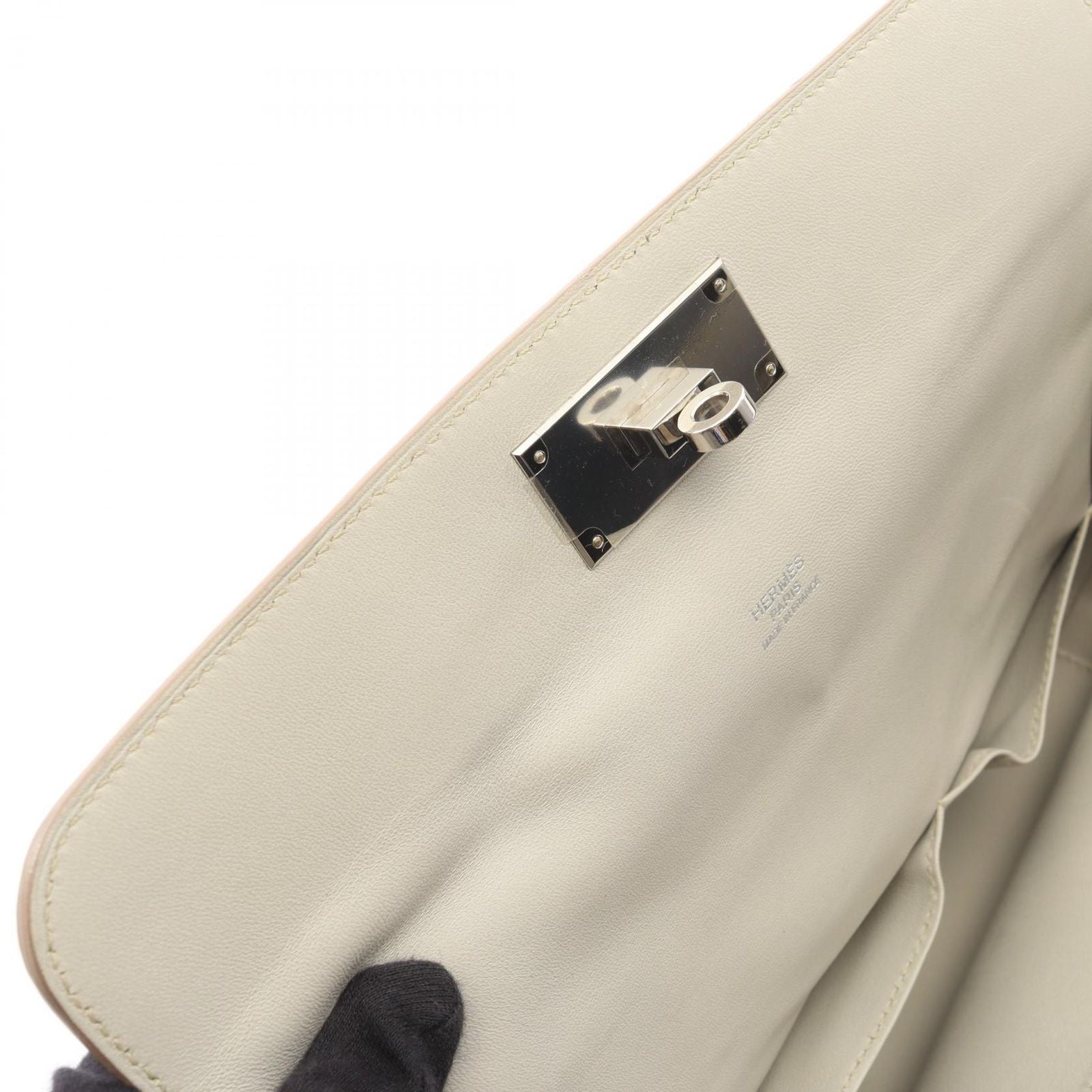 Hermes Handbag Tool Box 26 Beton 2-Way Leather — view 7
