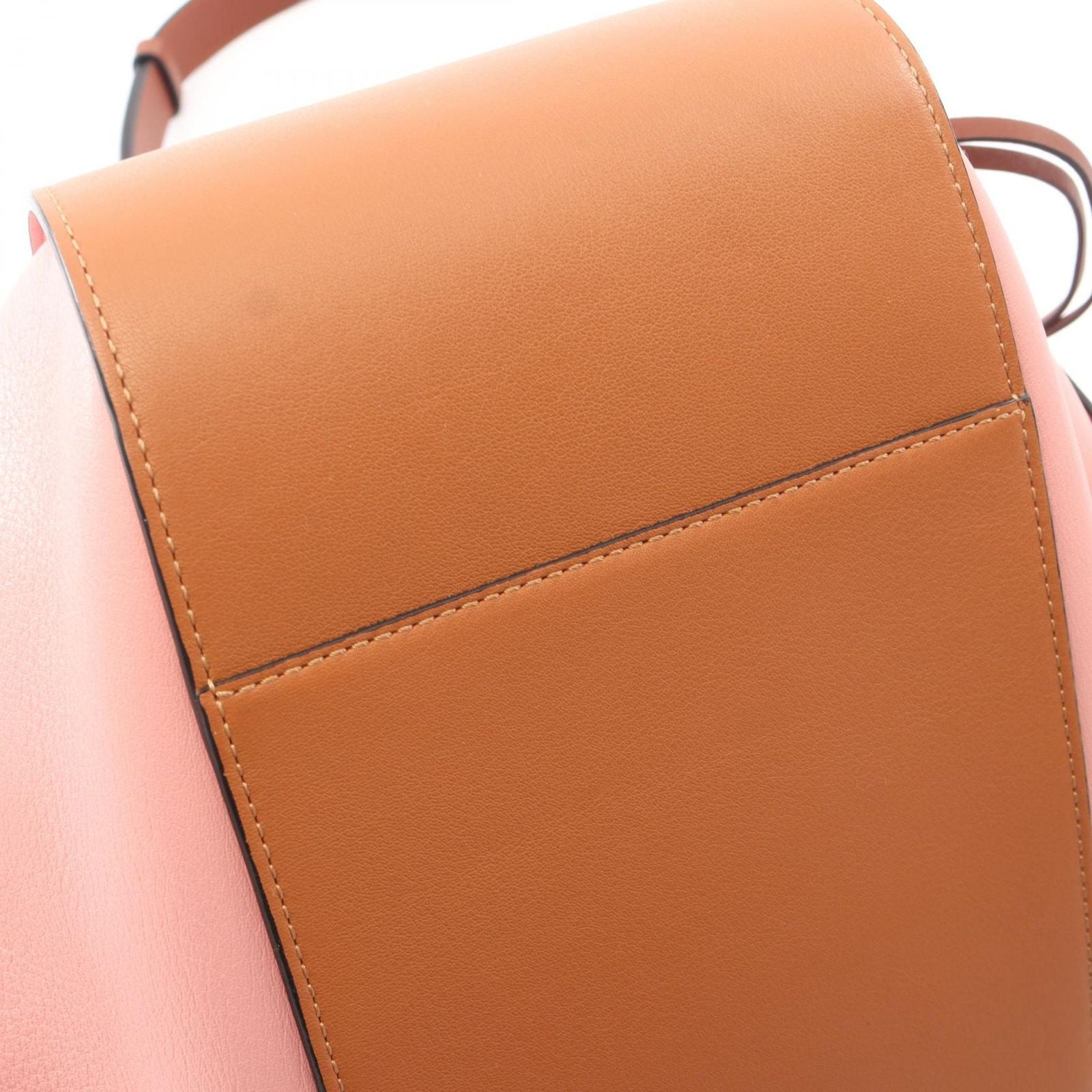 Loewe Handbag Hammock Small 2-Way Pink Brown Leather — view 5