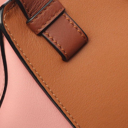 Loewe Handbag Hammock Small 2-Way Pink Brown Leather — view 7
