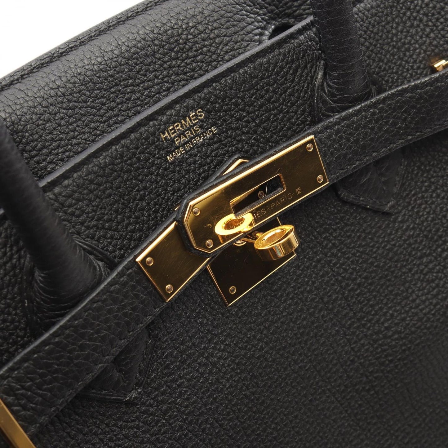 Hermes Handbag Birkin 30 Black Leather — view 9