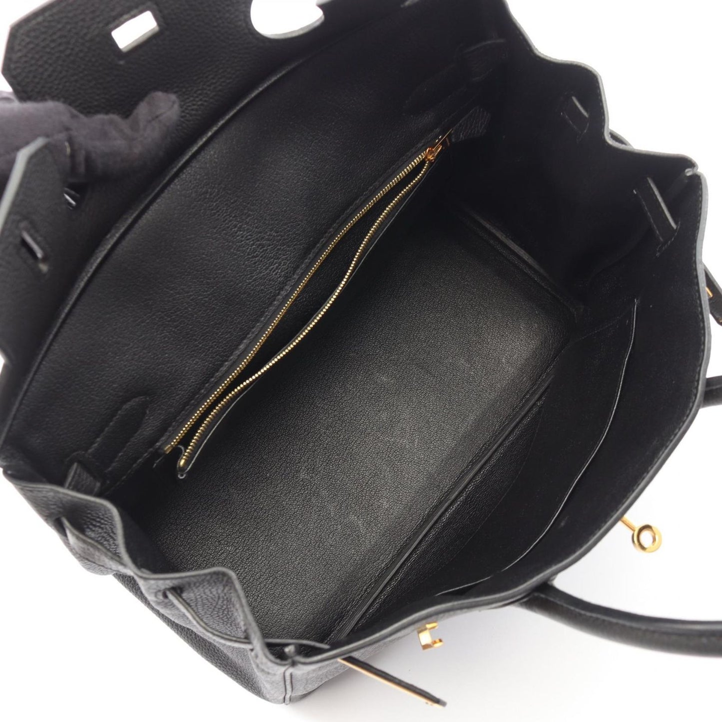 Hermes Handbag Birkin 30 Black Leather — view 3