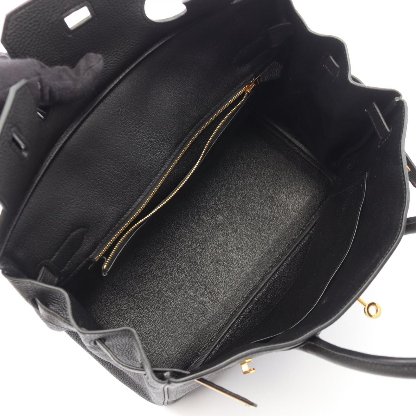 Hermes Handbag Birkin 30 Black Leather — view 3