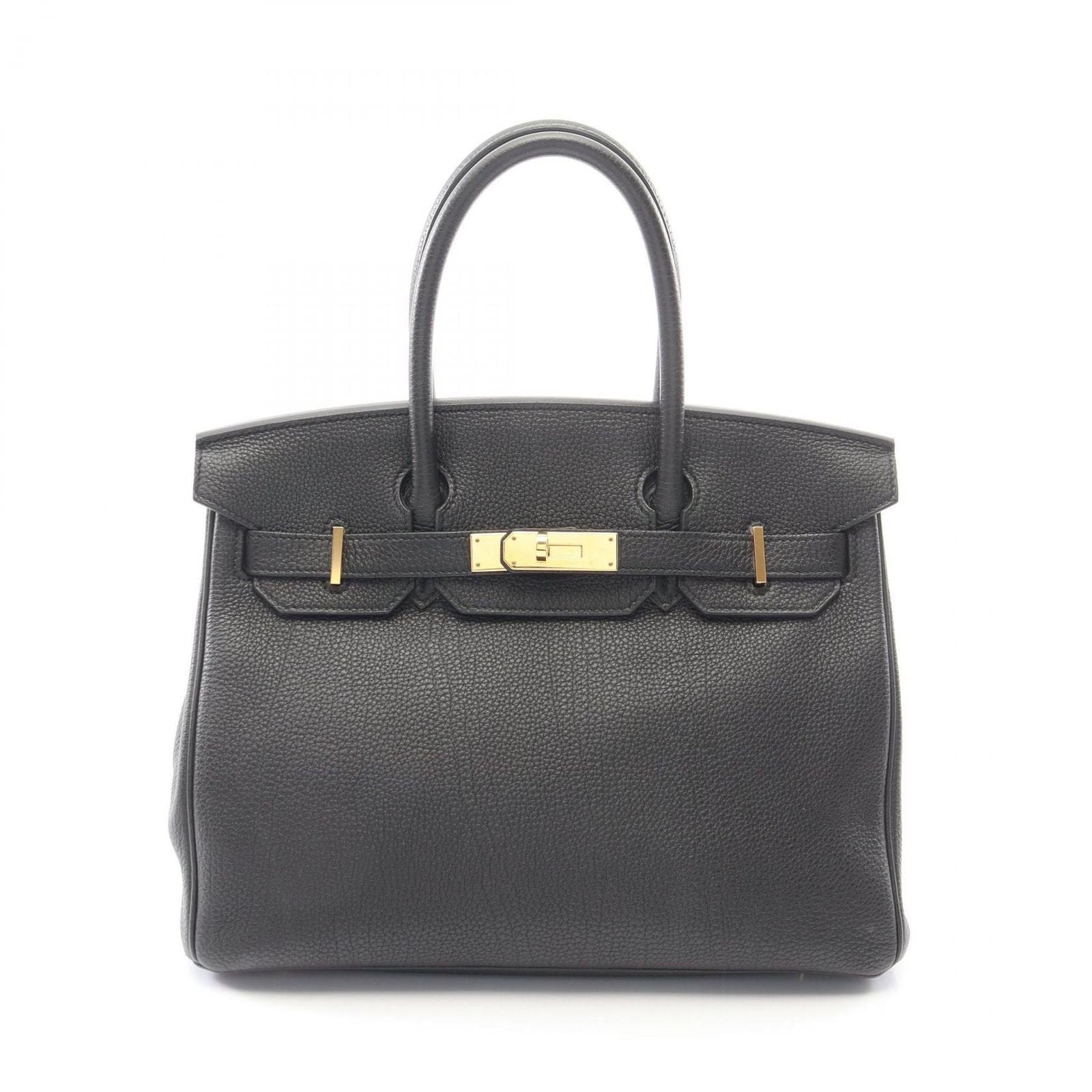 Hermes Handbag Birkin 30 Black Leather
