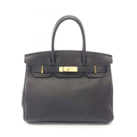 Hermes Handbag Birkin 30 Black Leather