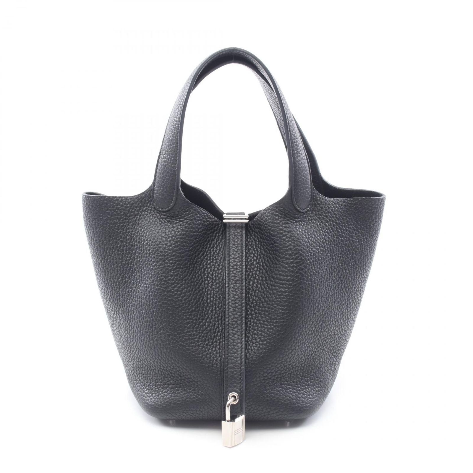 Hermes Handbag Picotin Lock PM Black Leather