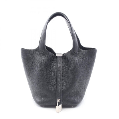 Hermes Handbag Picotin Lock PM Black Leather