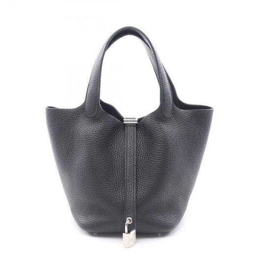 Hermes Handbag Picotin Lock PM Black Leather