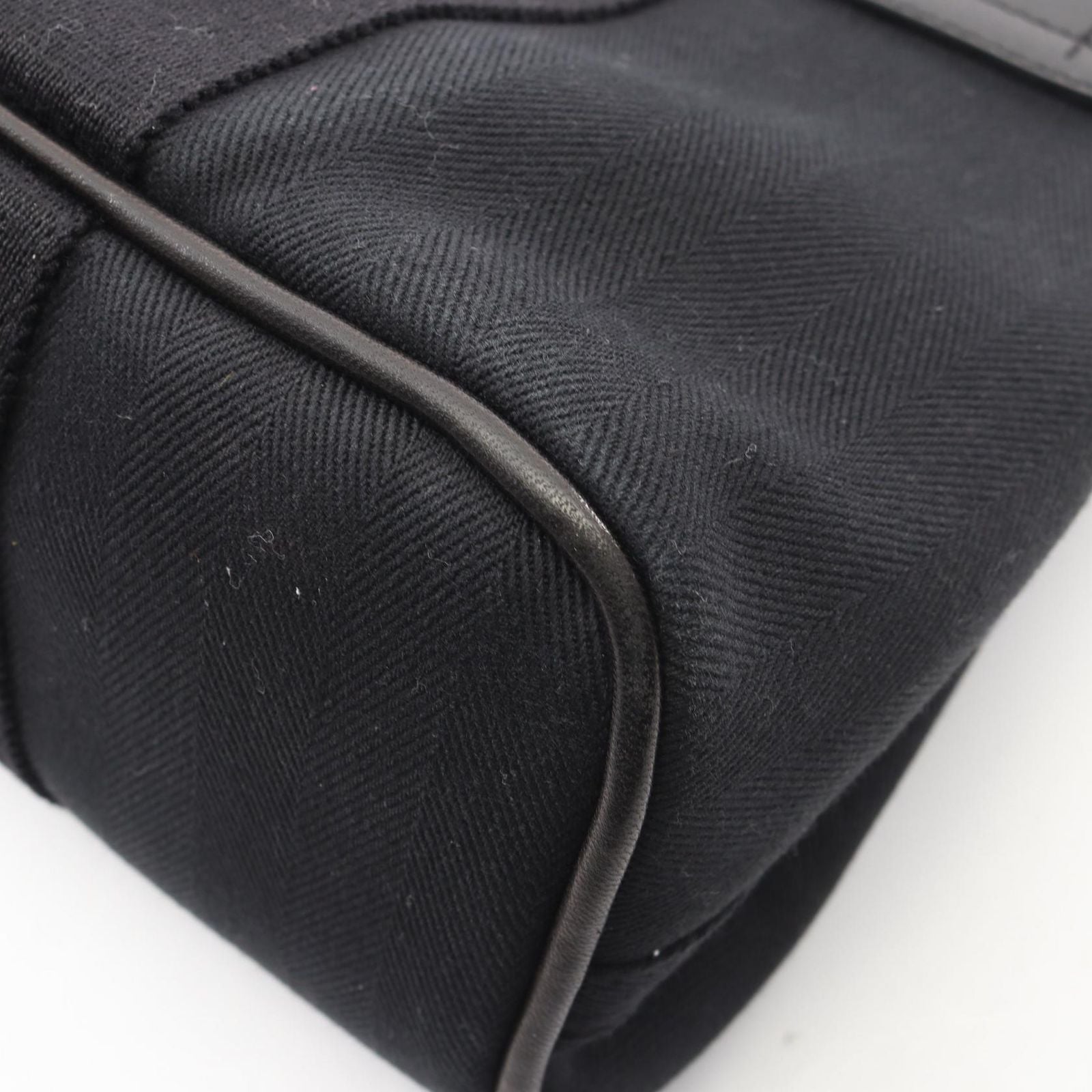 Hermes Handbag Valparaiso PM Black Leather — view 9