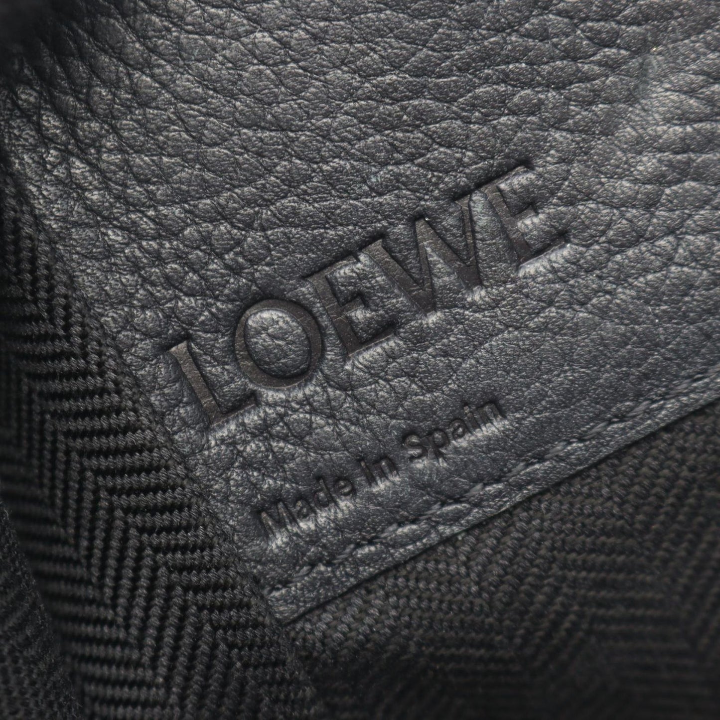 Loewe Handbag Hammock 2-Way Dark Navy Leather — view 4