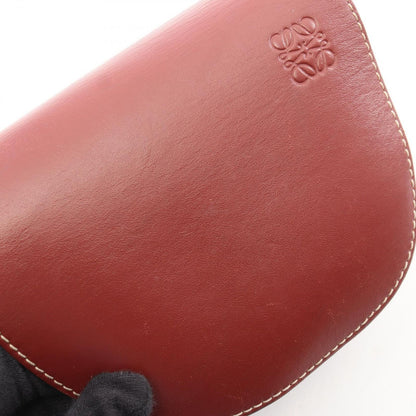 Loewe Shoulder Bag Gate Mini Wine Red Leather Dual — view 7