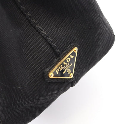 Prada Tote Canapa 2-Way Black Canvas — view 5
