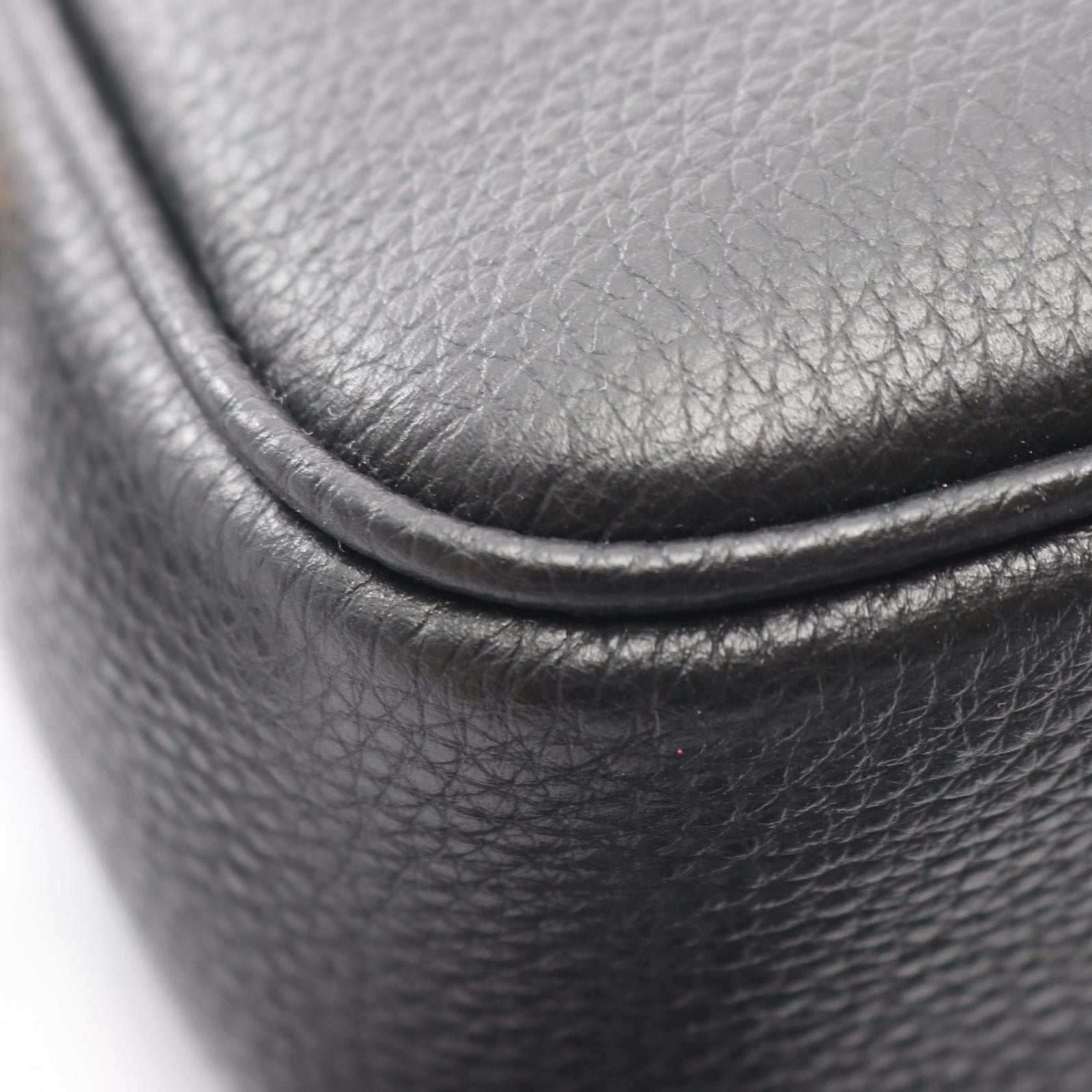Versace Shoulder Bag Medusa Black Leather Flap — view 5