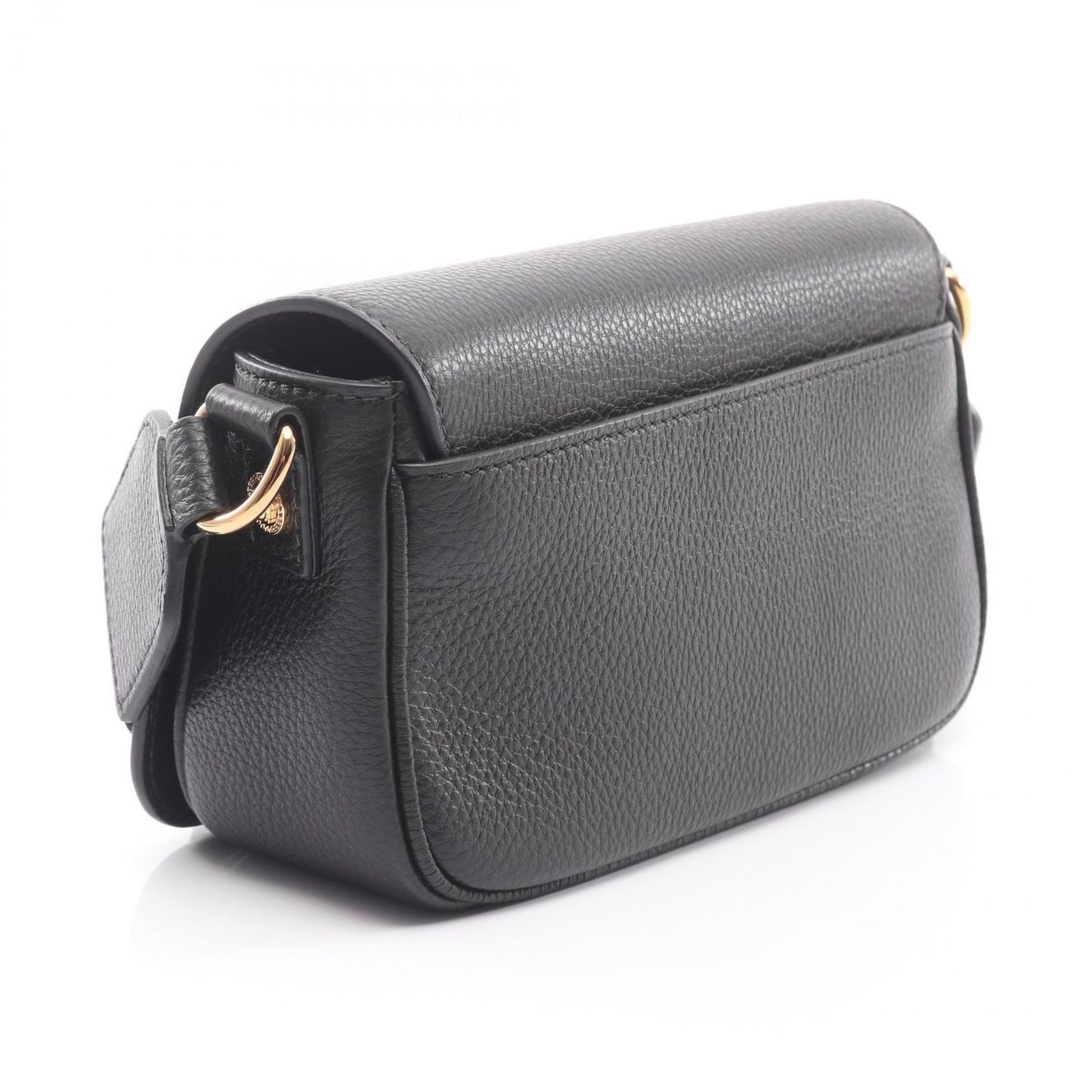 Versace Shoulder Bag Medusa Black Leather Flap — view 2