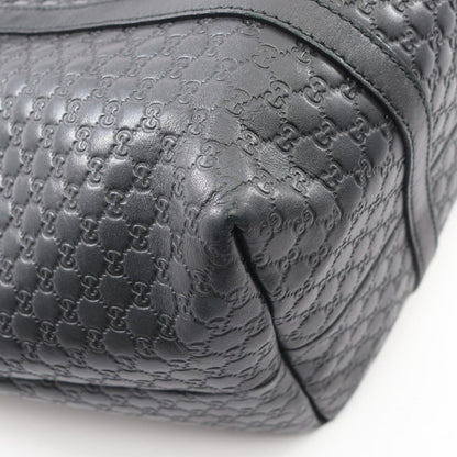 Gucci Tote Micro Guccissima Black Leather — view 8