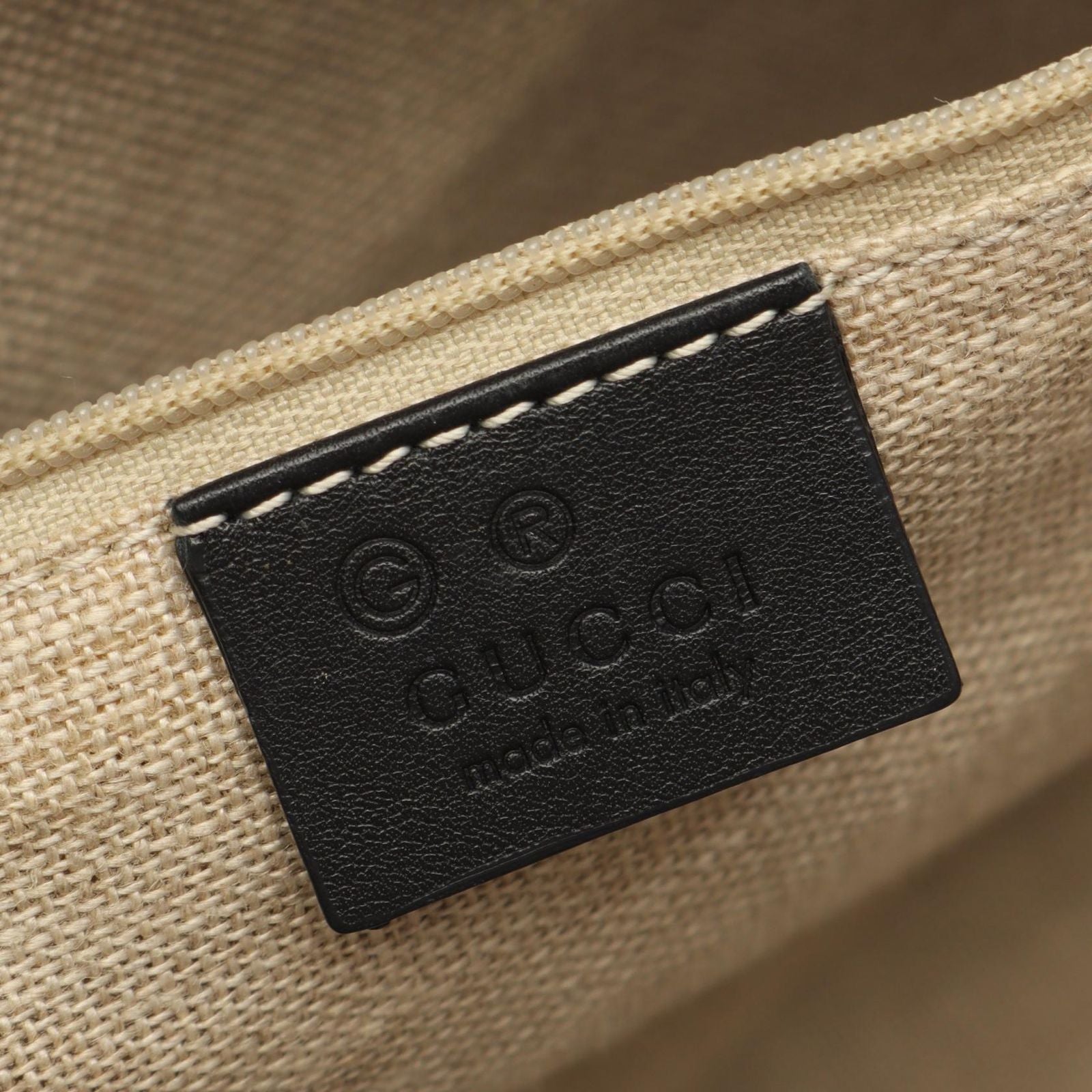 Gucci Tote Micro Guccissima Black Leather — view 4