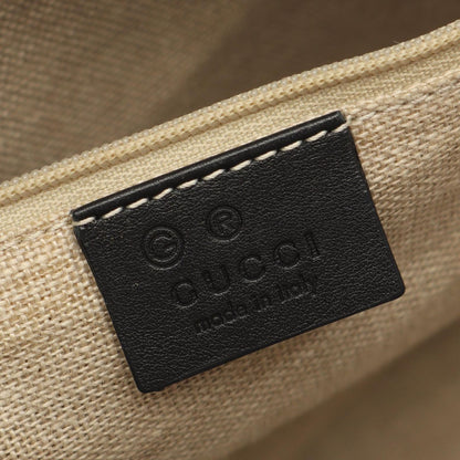Gucci Tote Micro Guccissima Black Leather — view 4