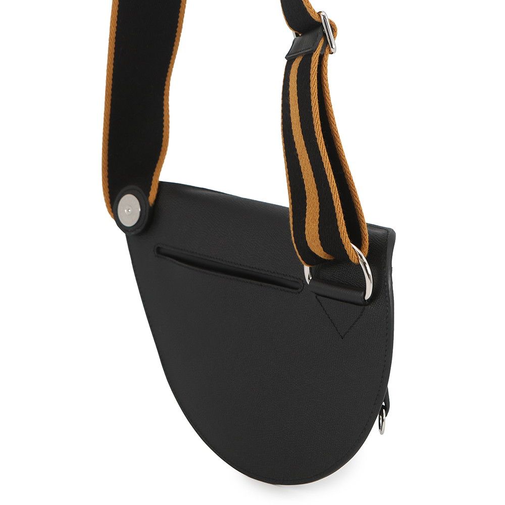 Hermes Shoulder Bag Petit Cosplay Black Silver Epsom — view 2