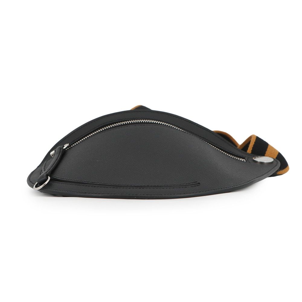 Hermes Shoulder Bag Petit Cosplay Black Silver Epsom — view 3