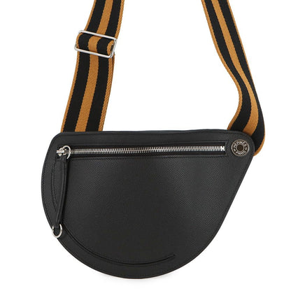 Hermes Shoulder Bag Petit Cosplay Black Silver Epsom