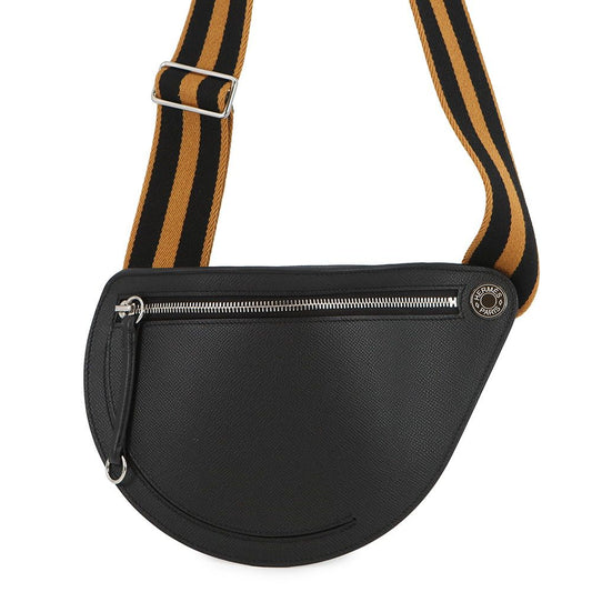 Hermes Shoulder Bag Petit Cosplay Black Silver Epsom
