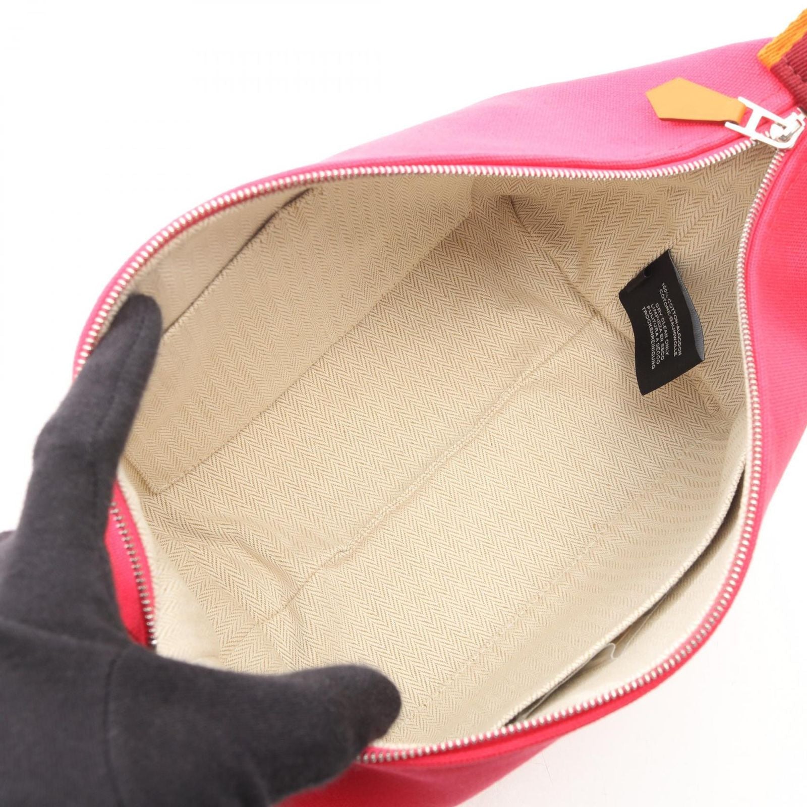 Hermes Handbag Brid-a-brac PM Hibiscus Canvas Bride-a-Brac — view 3