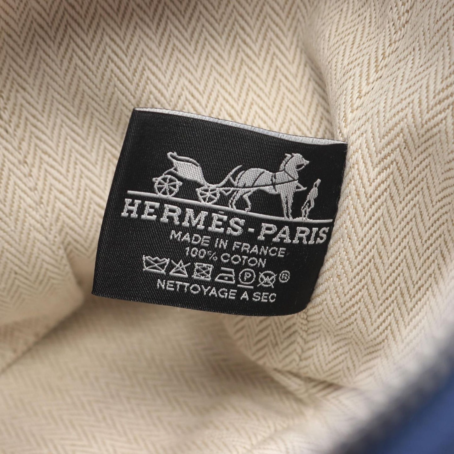 Hermes Handbag Brid-a-brac PM Blue Marine Canvas Bride-a-Brac — view 4