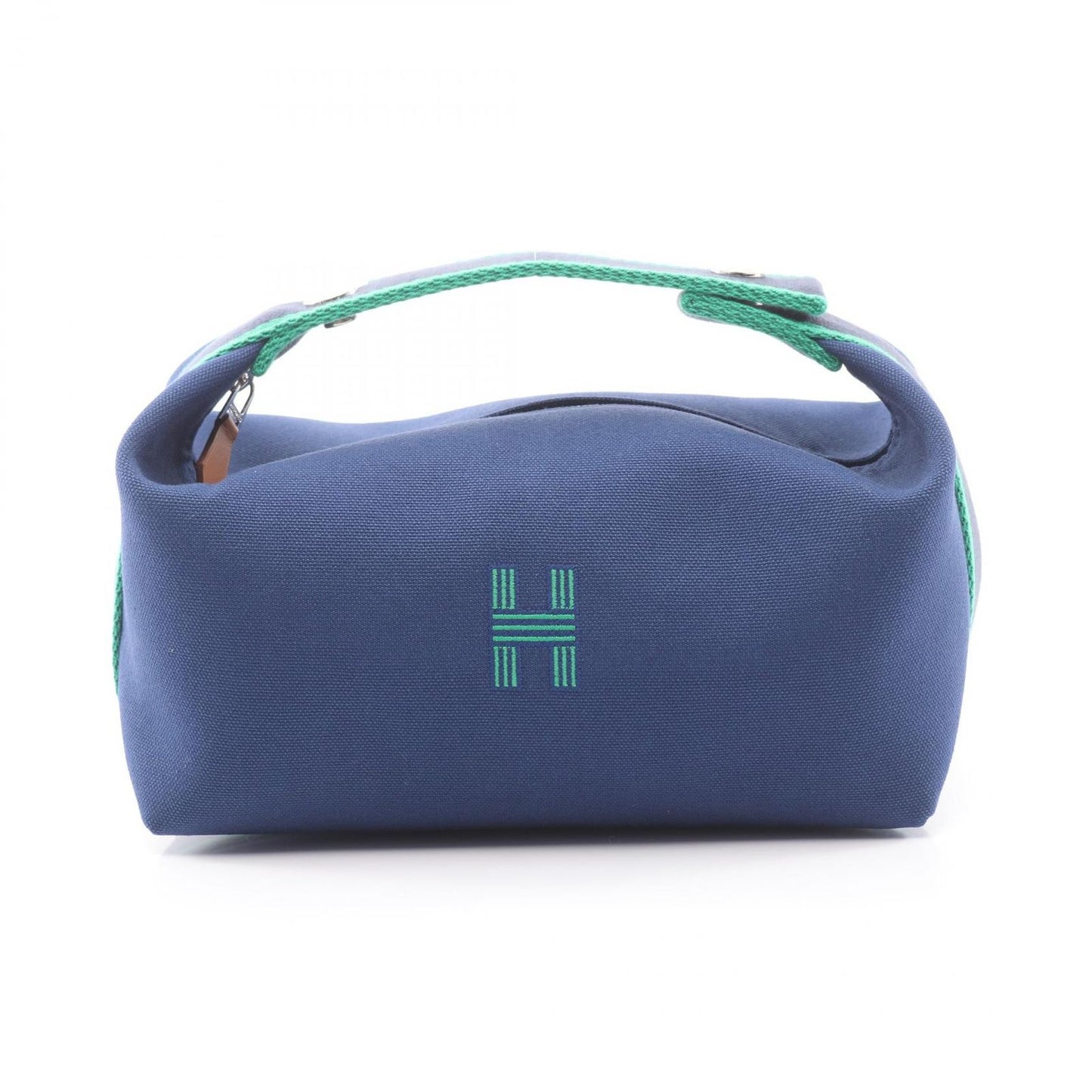 Hermes Handbag Brid-a-brac PM Blue Marine Canvas Bride-a-Brac