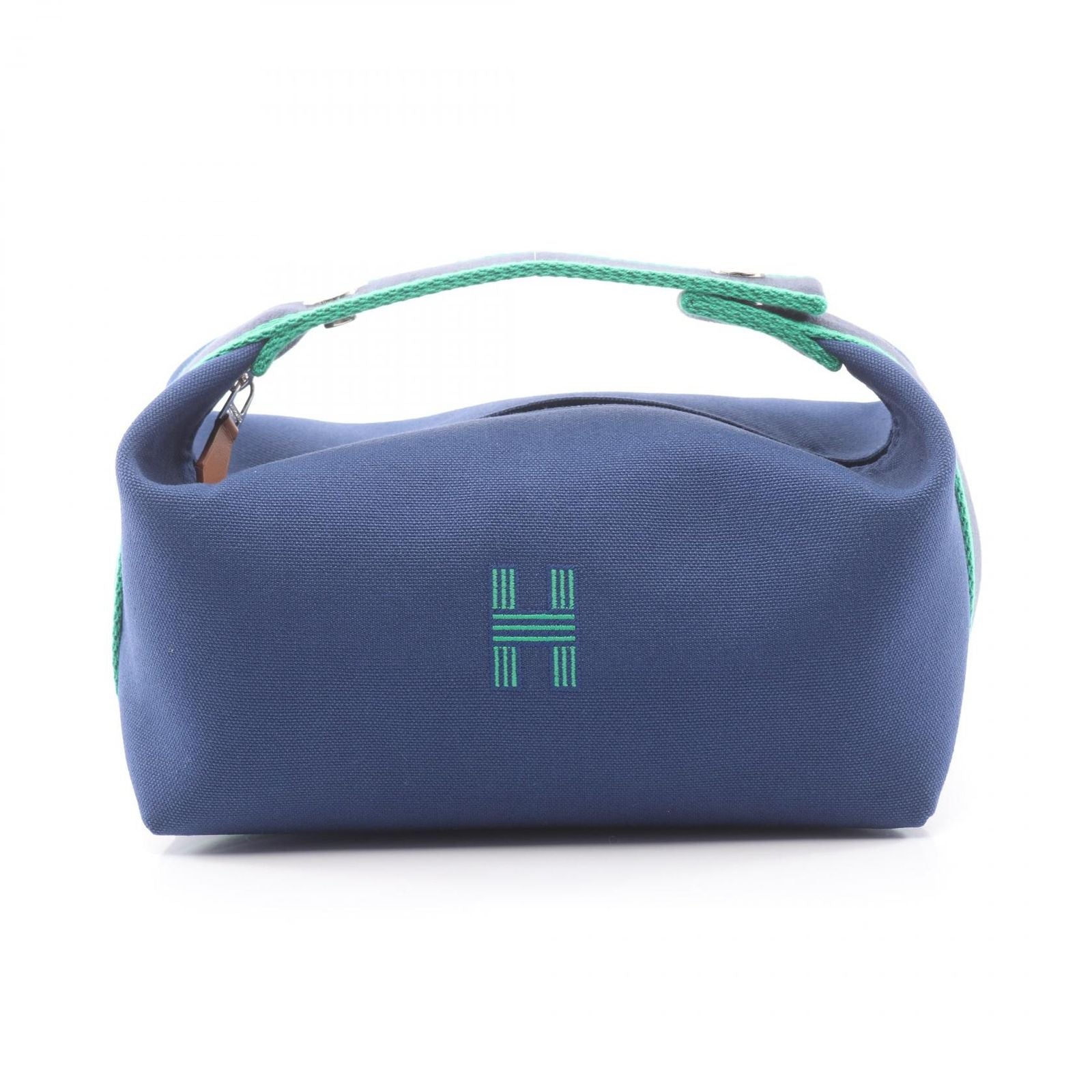 Hermes Handbag Brid-a-brac PM Blue Marine Canvas Bride-a-Brac