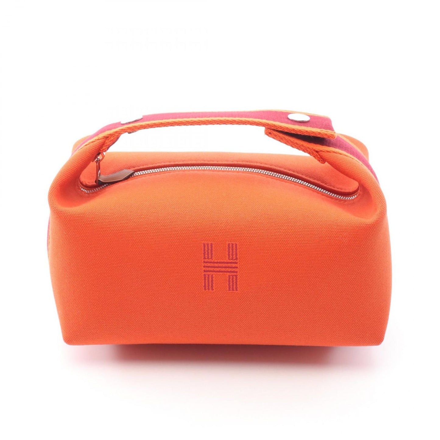 Hermes Handbag Brid-a-brac PM Orange Black Canvas Bride-a-Brac