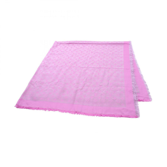 Louis Vuitton Shawl Monogram Silk Wool Scarf