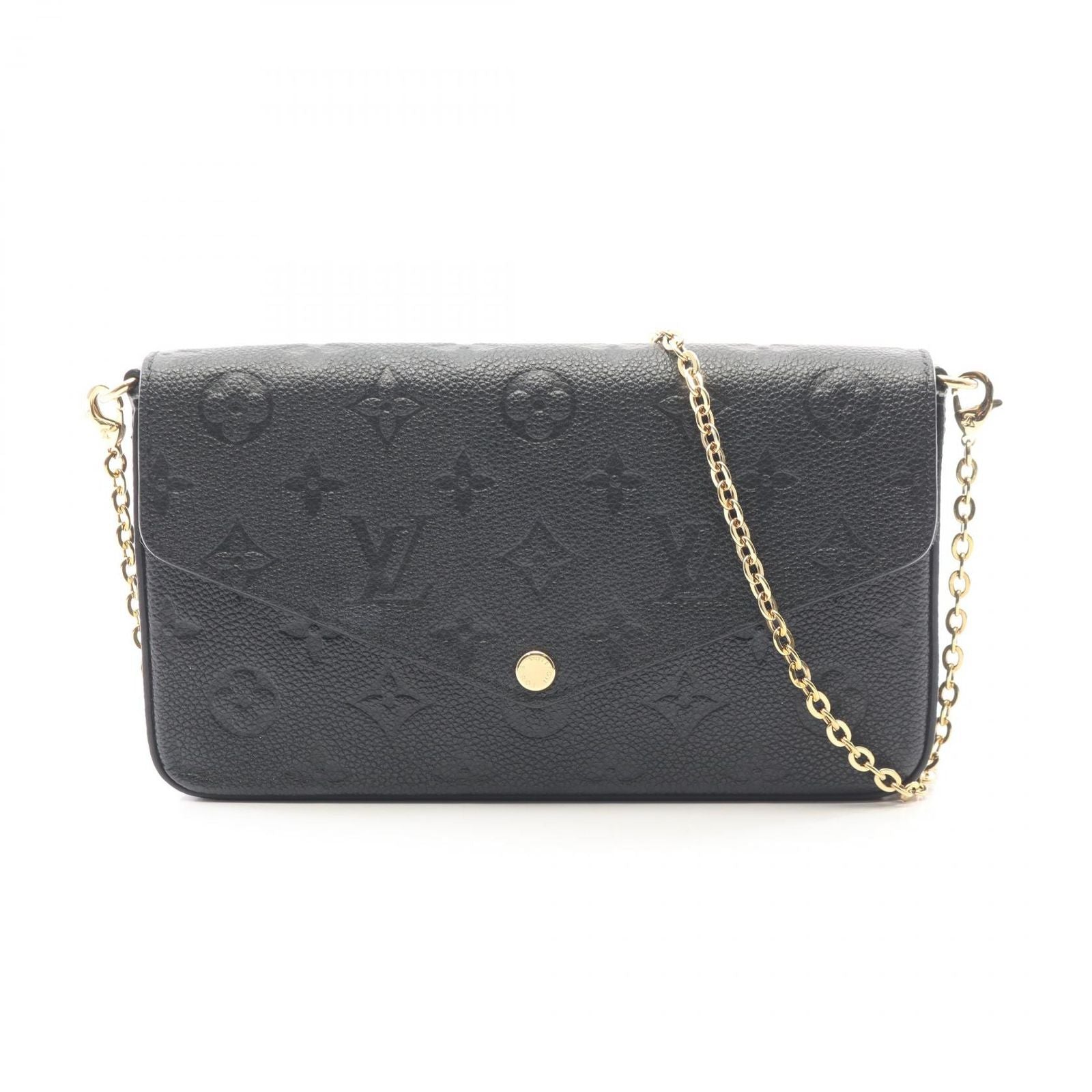 Louis Vuitton Shoulder Bag Pochette Felicity Noir Leather