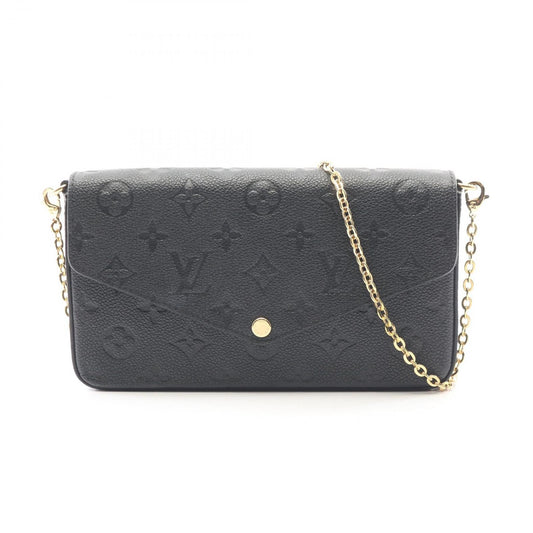 Louis Vuitton Shoulder Bag Pochette Felicity Noir Leather