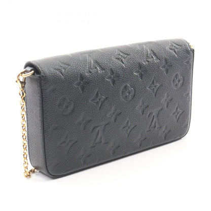 Louis Vuitton Shoulder Bag Pochette Felicity Noir Leather — view 2