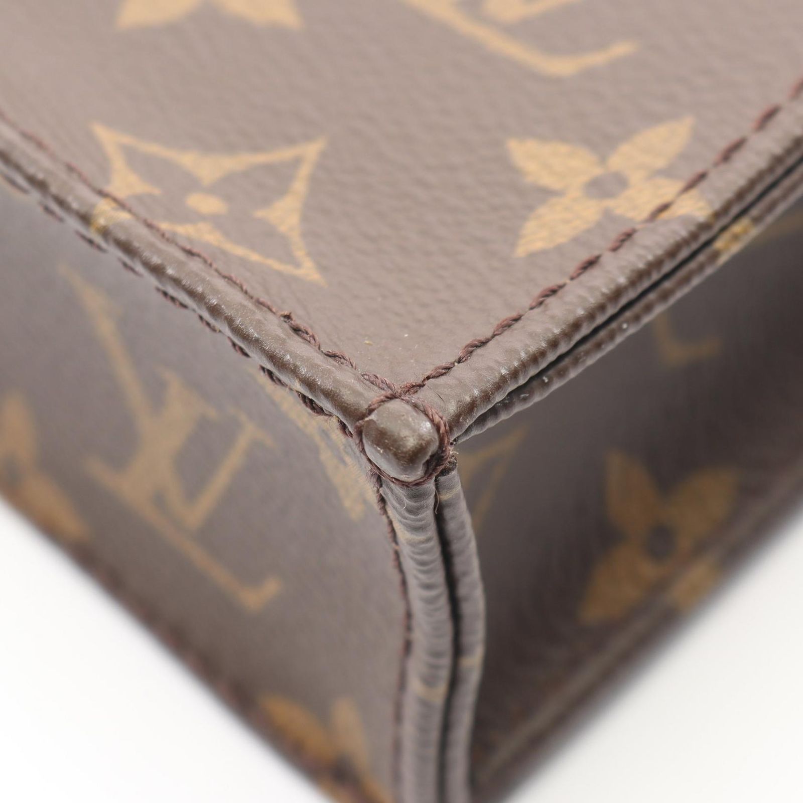 Louis Vuitton Handbag Petite Sac Plat 2-Way Canvas Leather — view 6