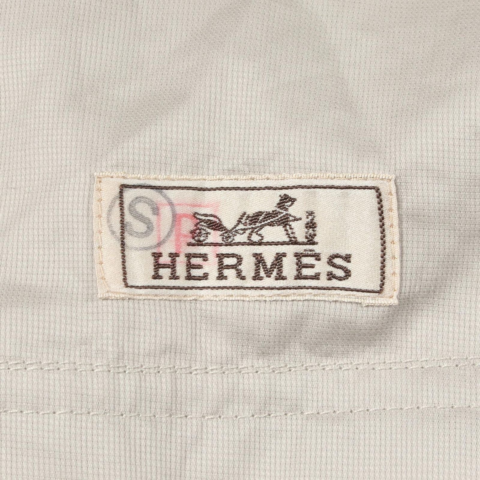 Hermes Half Zip Pullover Cotton Sweater — view 3