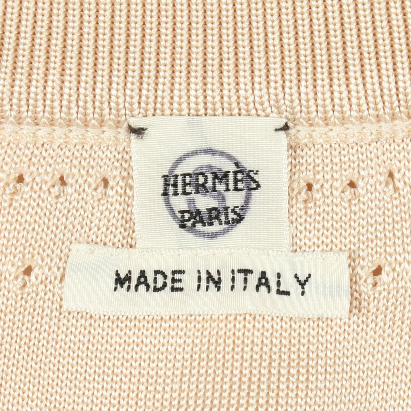 Hermes Skirt Brides de Gala Openwork Knit Silk — view 3