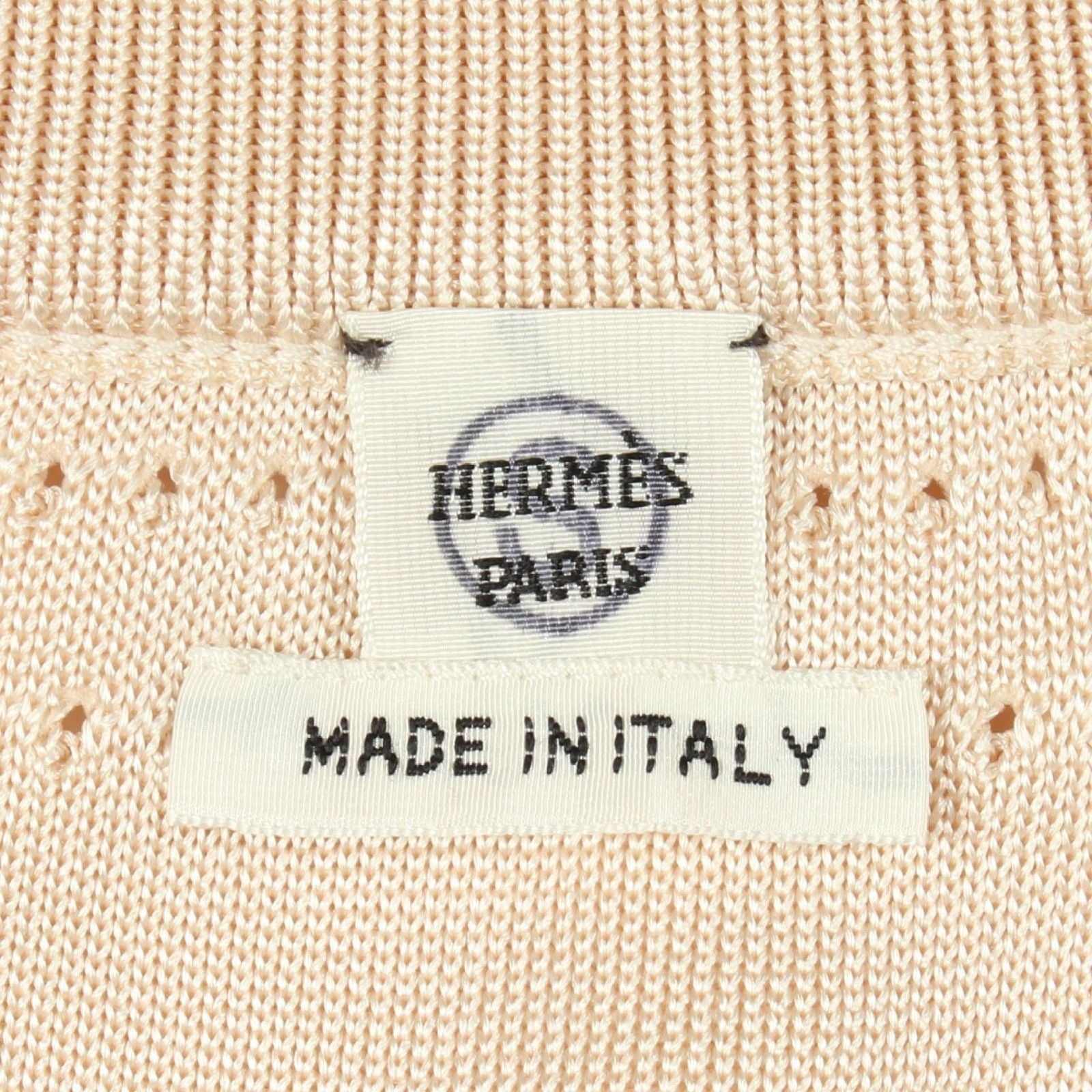 Hermes Skirt Brides de Gala Openwork Knit Silk — view 3