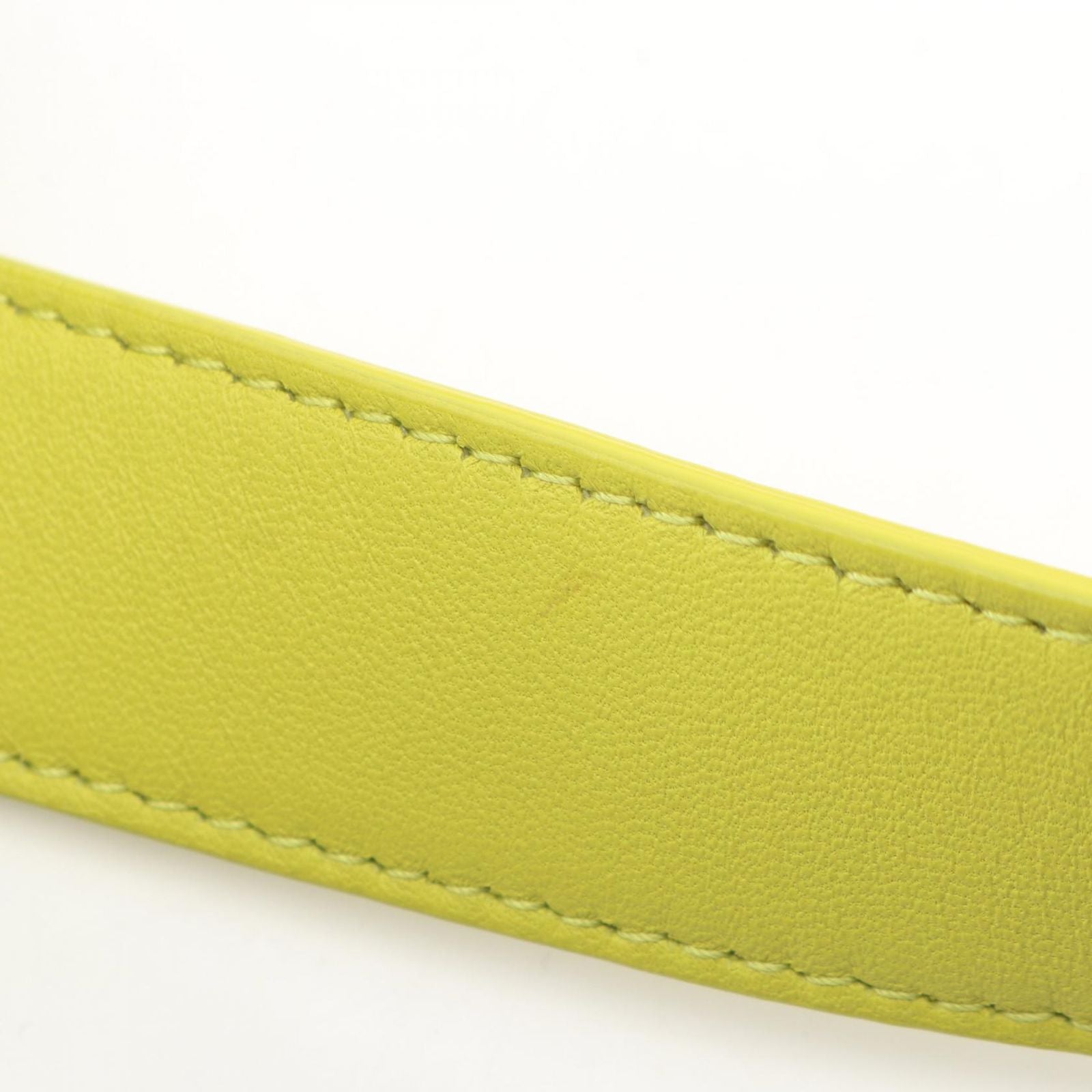 Bottega Veneta Waist Bag Cassette Maxi Intrecciato Yellow Green Leather Mini — view 8