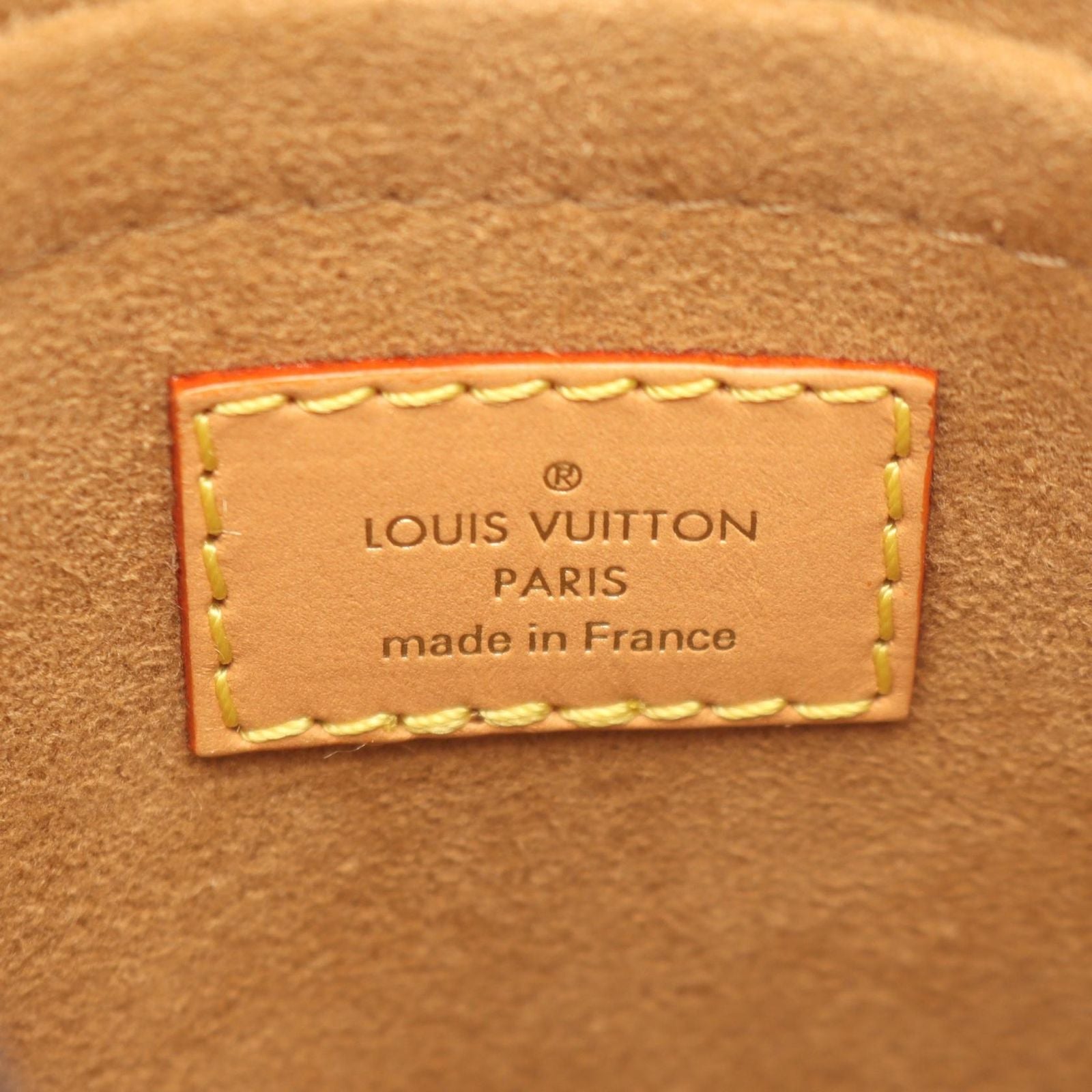 Louis Vuitton Handbag Sac Plat Since 2-Way Blue Canvas Leather Petite — view 4