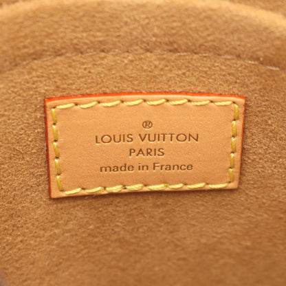 Louis Vuitton Handbag Sac Plat Since 2-Way Blue Canvas Leather Petite — view 4