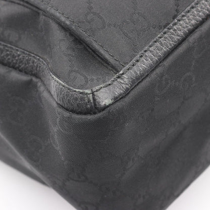 Gucci Tote Abbey GG Pattern Black Nylon Leather — view 5