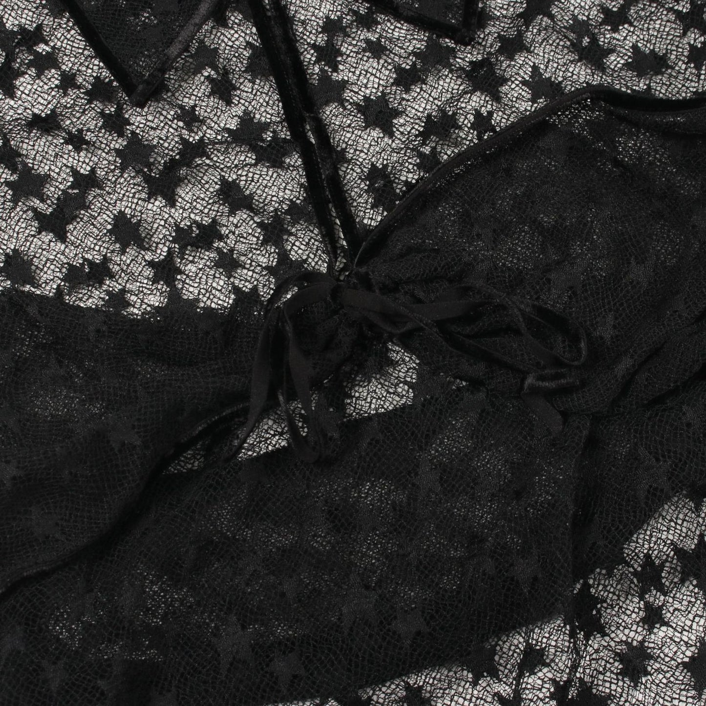 Chanel Blouse Lace Short Sleeve Black — view 5