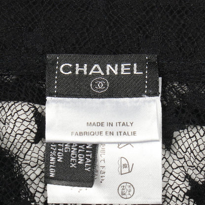 Chanel Blouse Lace Short Sleeve Black — view 3