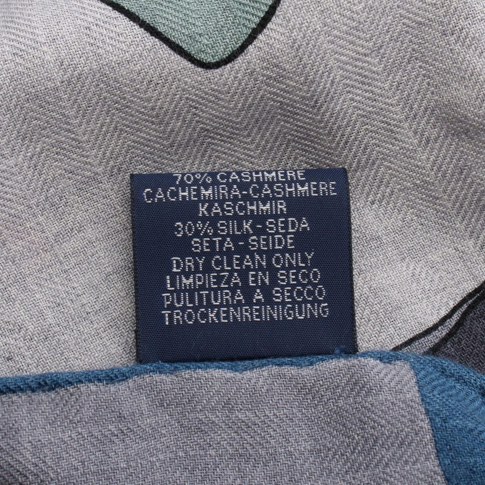 Hermes Shawl Rectangle Selle en Desordre Silk Scarf — view 3
