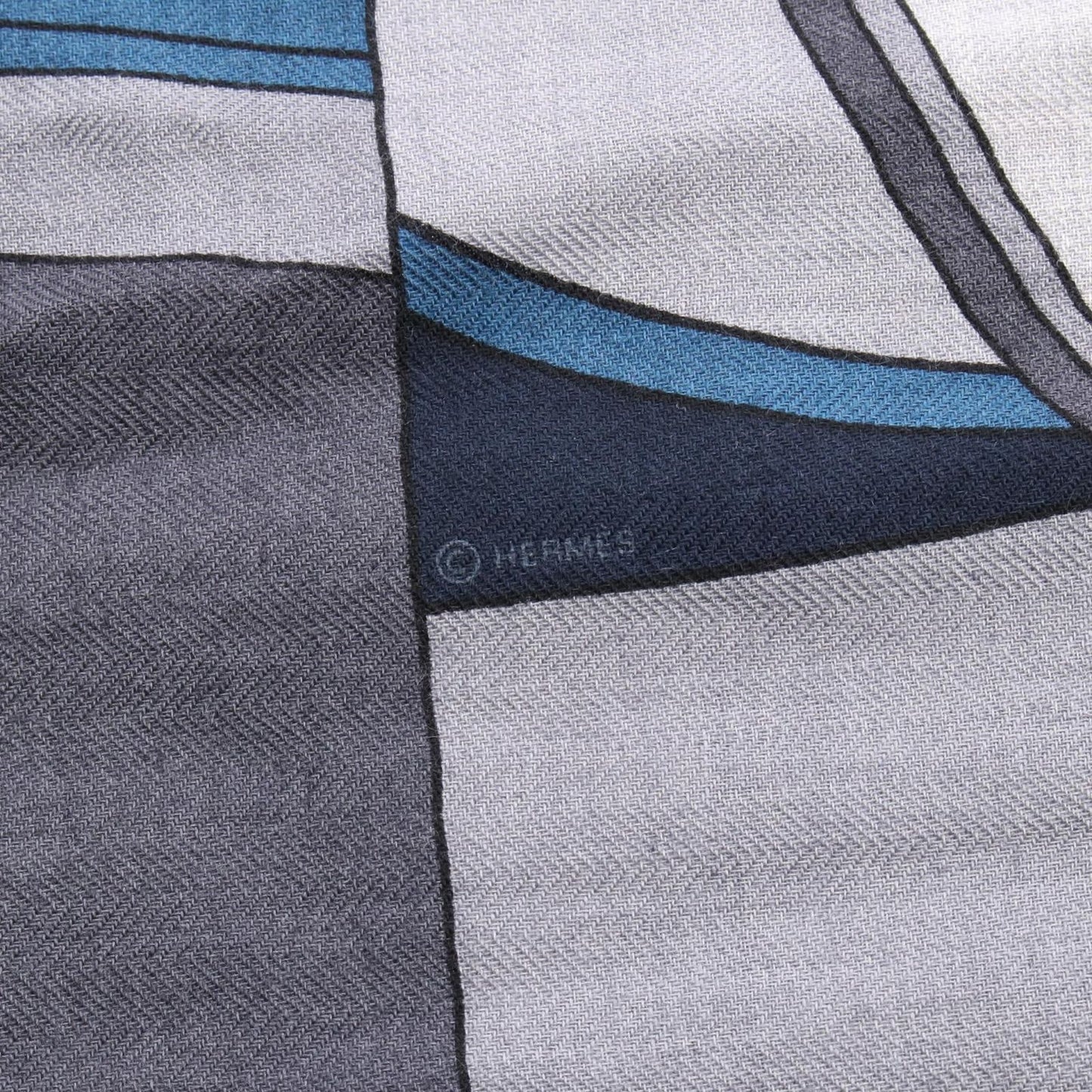 Hermes Shawl Rectangle Selle en Desordre Silk Scarf — view 2