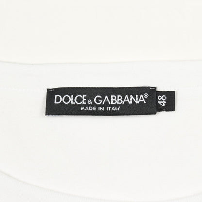 Dolce & Gabbana Short Sleeve T-Shirt Back Print Pocket Crew Neck Cotton — view 3