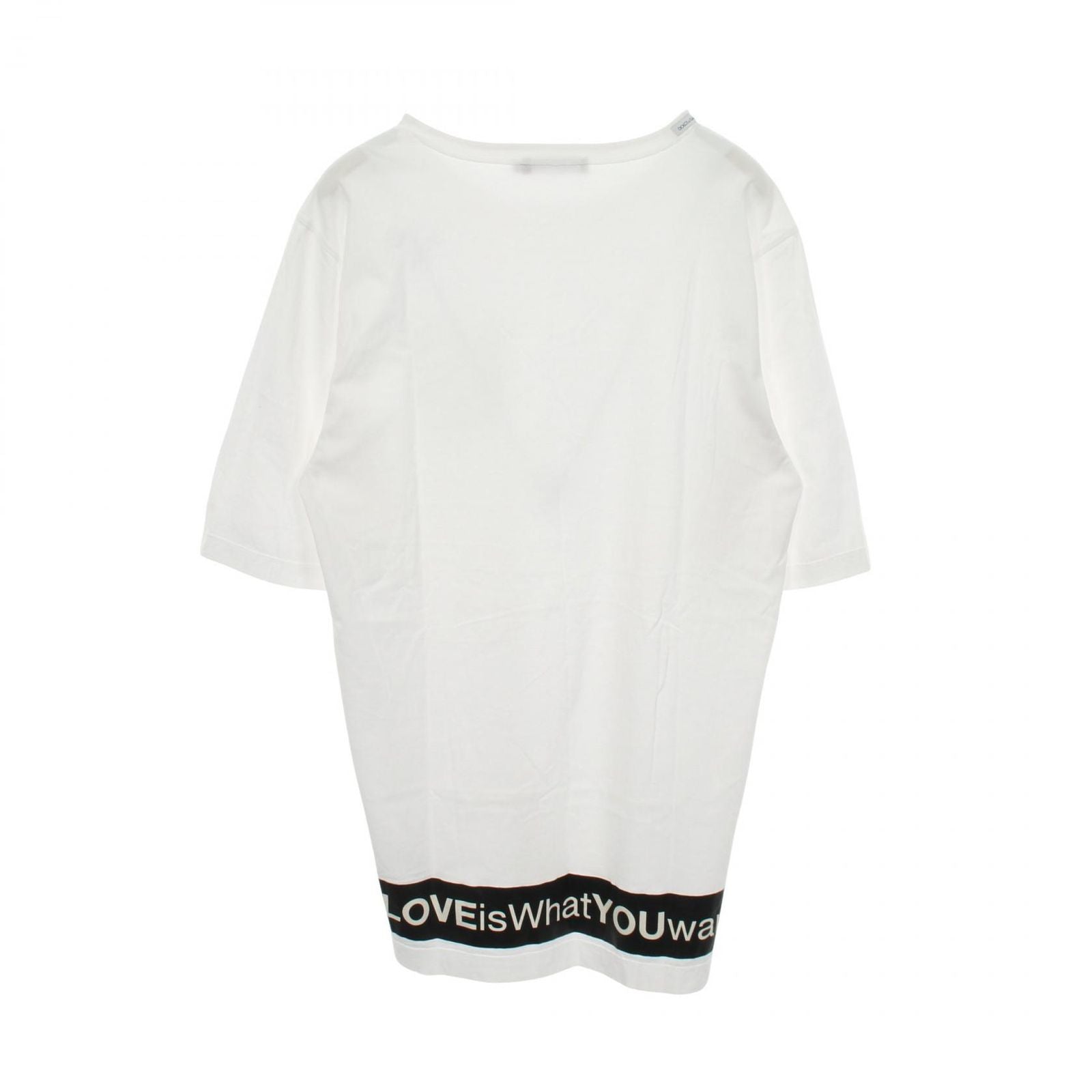 Dolce & Gabbana Short Sleeve T-Shirt Back Print Pocket Crew Neck Cotton — view 2
