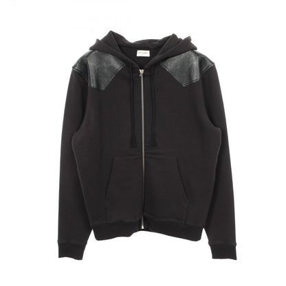 Saint Laurent Paris Hoodie Leather Switch Cotton Top